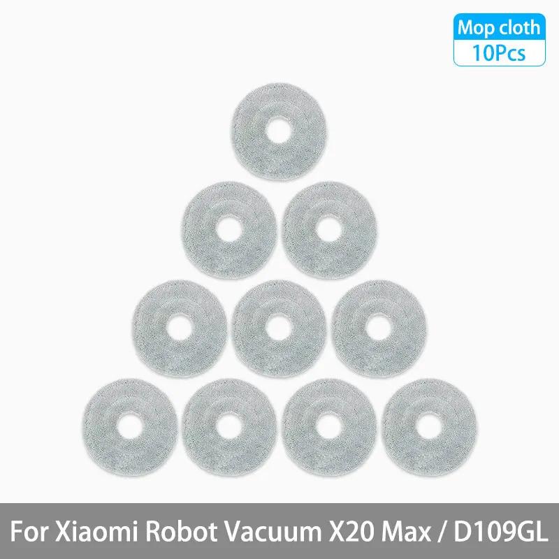Подходит для робота-пылесоса Xiaomi X20 Max D109GL Аксессуары Основная щетка-валик Боковая щетка Фильтр Швабра Мешок для пыли