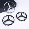 AABGU1 ABS 3D Star Logo Hollow Badge Sticker For Mercedes Benz AMG GLK W202 W204 W210 W211 W212 W220 Car Steering Wheel Center Emblem