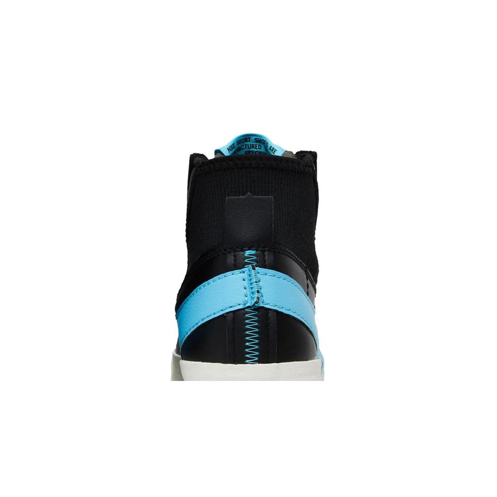 Nike Blazer Mid '77 Jumbo 'Black Baltic Blue' (Unisex) Black / Baltic Blue / Sail Skate Shoes FD0278 001