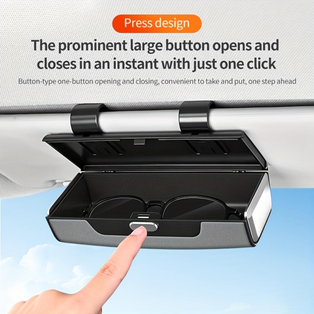 Storage Organizer Fashion Glasses Case Glasses Protection Storage Box Car Interior Accessories