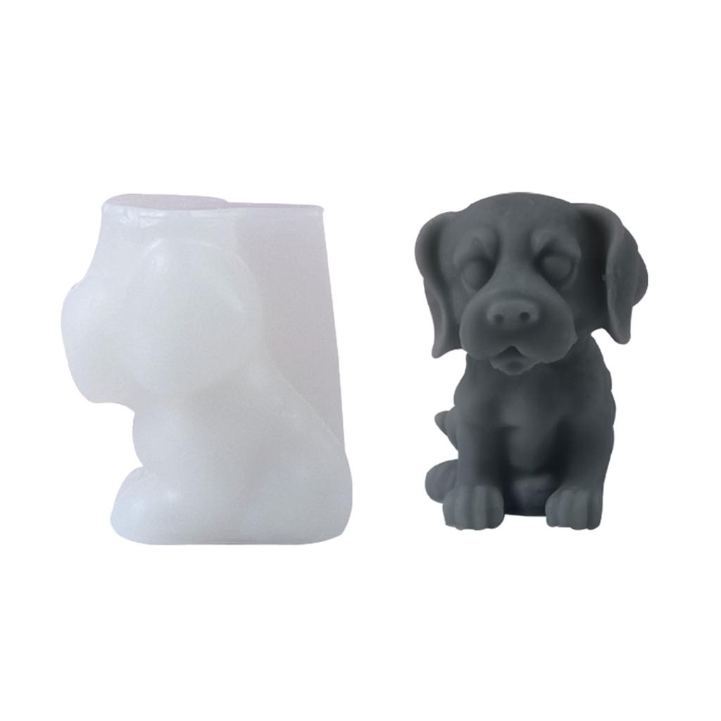 Dog Shaped Silicone Candle Molds Epoxy Resin Silicone Molds for Candle Soap Plaster Decorations Plaster Silicone Molds