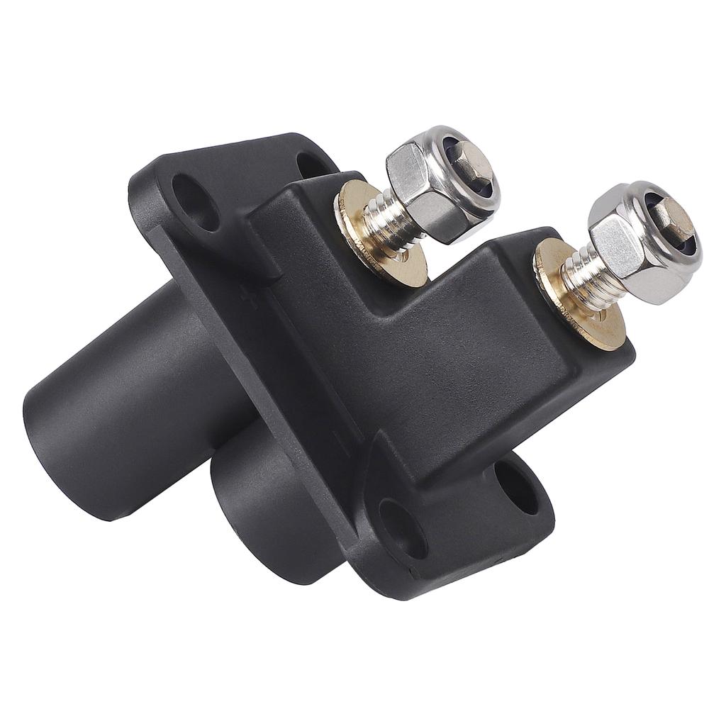 Remote Jump Start Terminal Plug Terminals ABS Plastic Black For Hella 8JB 177 305-001 For Rollers, Stackers, Mining Equipment