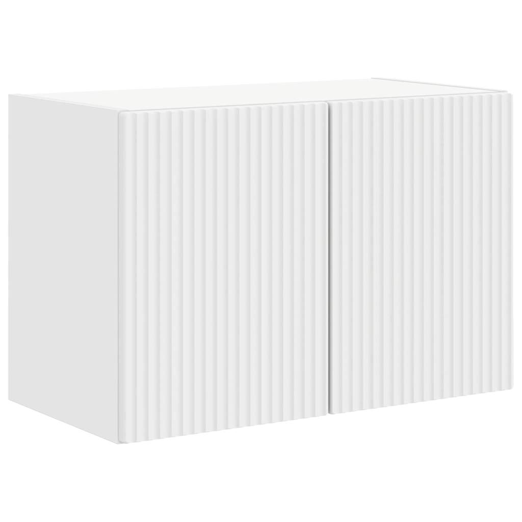 Wall Mounted TV Cabinet White 59.5 x 31 x 40 cm Particleboard