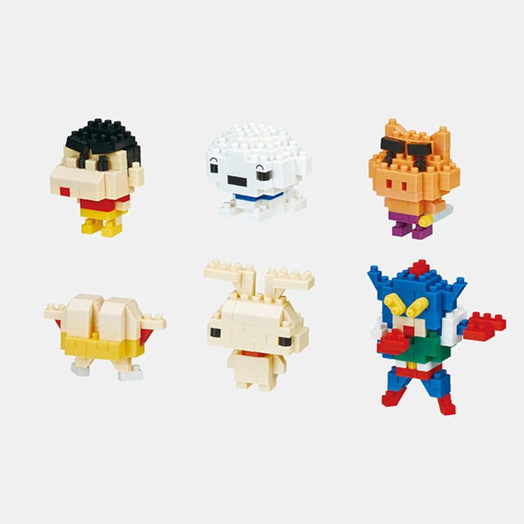 Nanoblock Mini Crayon Shin-chan (6 Pieces) Korean Ver., Korean Popular Bandai