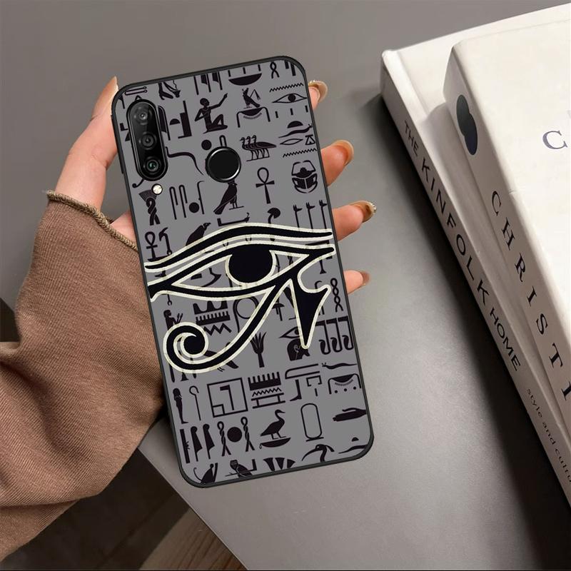 Египетский Глаз Гора Для Huawei P20 P40 Lite P60 P30 Pro Nova 5T 9 10 SE 12s 12i 11i Y90 Y70 Y60 Y61 Y91 Y72 Чехол