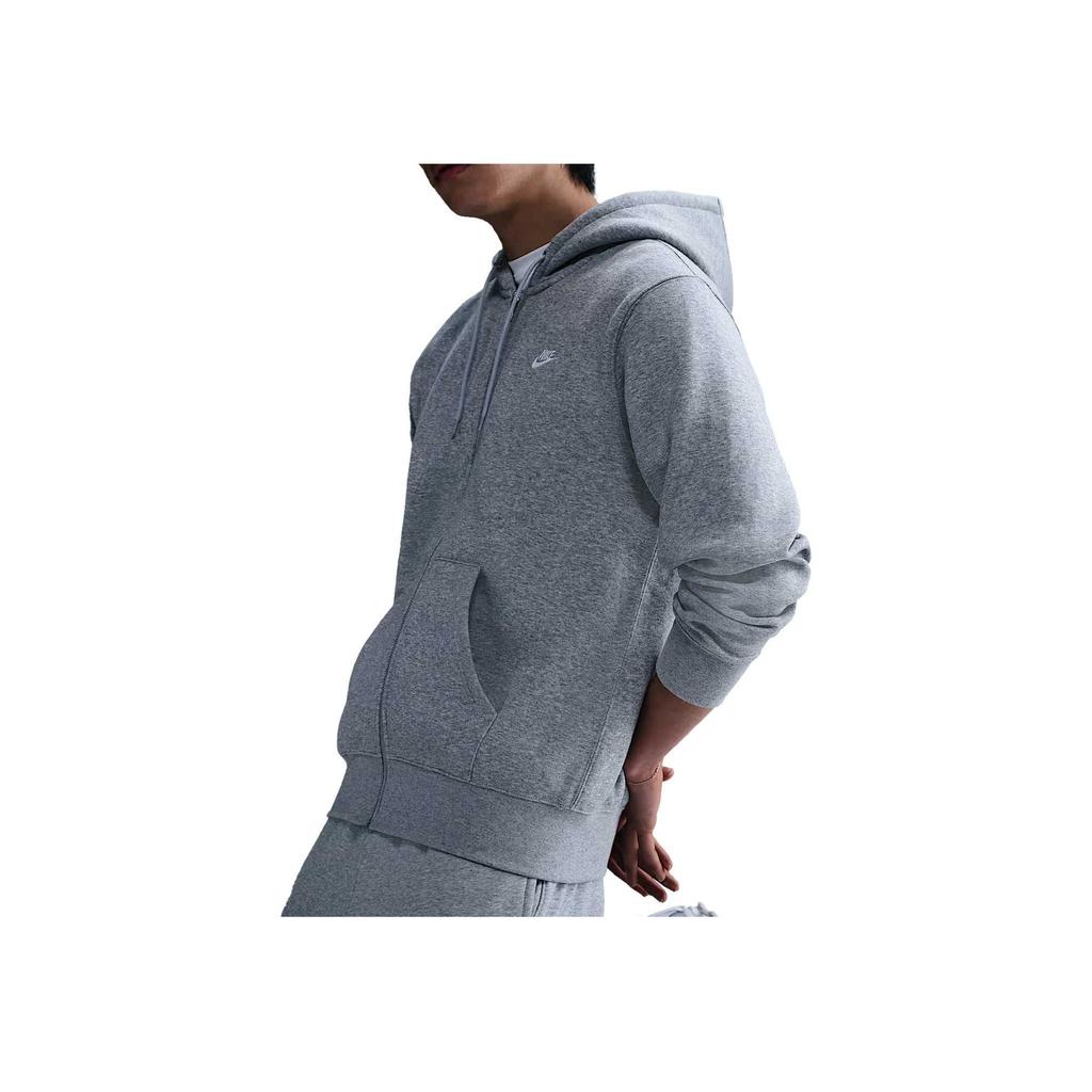 Nike Клубная Удобная Повседневная Простая Универсальная Однотонная Толстовка Мужские топы Серый FN3861-063