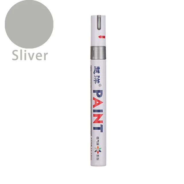 12 Color White Waterproof Rubber Permanent Paint Marker Pen Car Tyre Tread Environmental Tire Painting