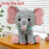 Elephant Cute Cartoon Animal Plush Toy Decoration Ornament For Gift Lovers