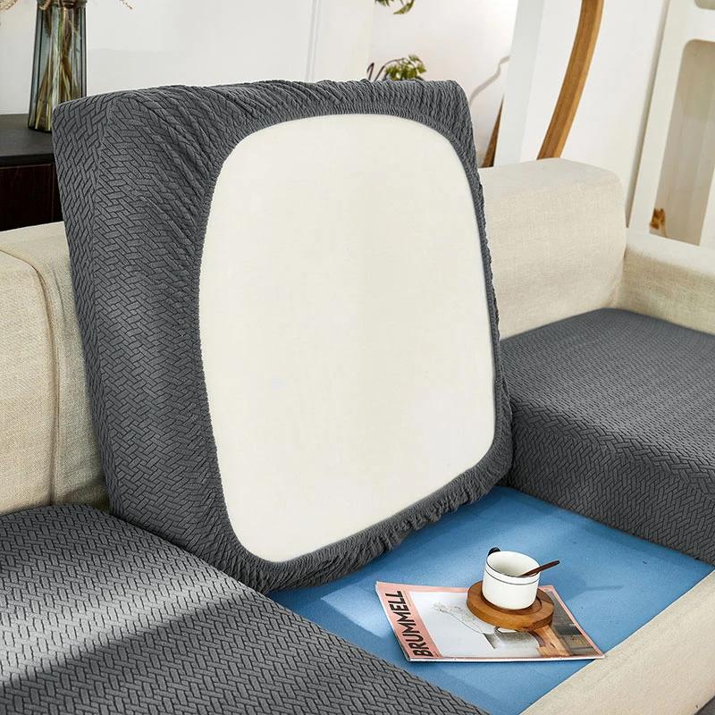 Jacquard Sofa Seat Cushion Cover Furniture Protector Covers For Living Room Washable Stretch Sofas Cover Sofa Slipcovers