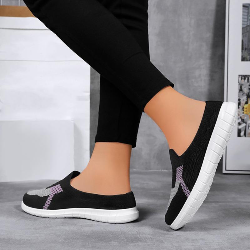 2024 весенне-осенняя женская обувь, удобная модная и универсальная классическая спортивная обувь, уличная дышащая обувь с сеткой