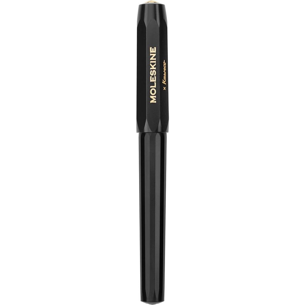 Moleskine Pen x Kaweco Fountain KAWFOUNTPENFBK Pen, Black, F-Shaped,