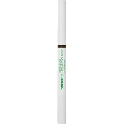 Карандаш для бровей Simple Label Lasting Pencil Brow 0,15 г, 01 темно-коричневый, 1 шт.