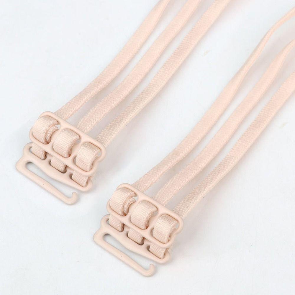 1pair Three Rows Shoulder Straps Adjustable Underwear Straps Intimates Accessories Bra Strap Women