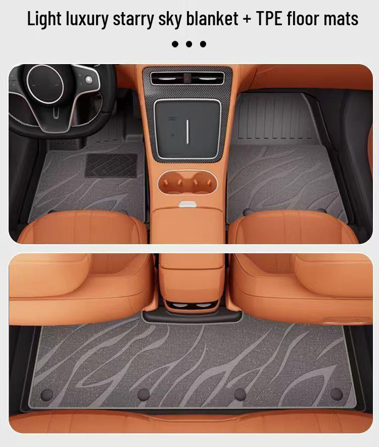 TPE Коврики в салон автомобиля Geely Xingyuan для версии Youth Edition Exploration, Комплект ковров неполного покрытия