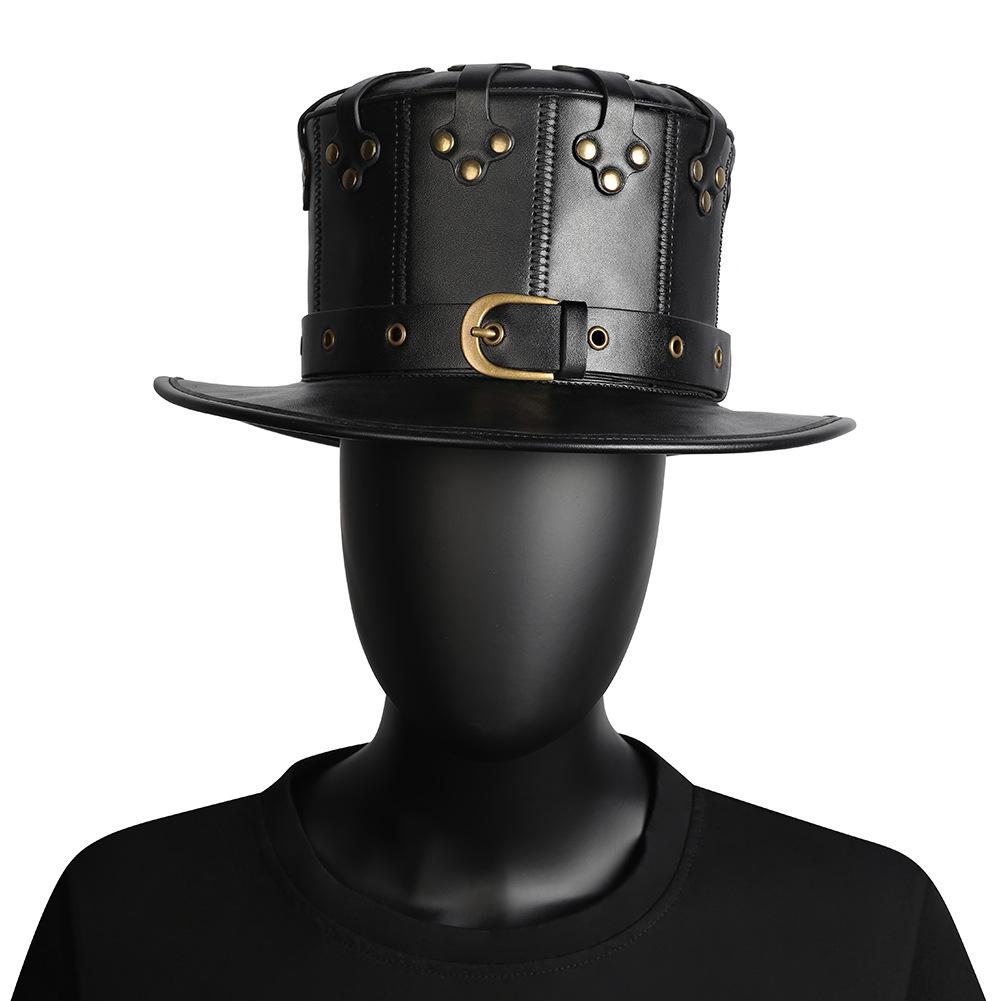 Halloween European And American Punk Plague Doctor Neutral Magic Hat Gentleman'S Top Hat Women'S Wedding Supplies