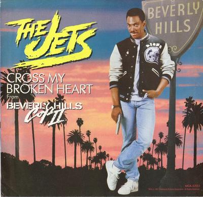 7-дюймовая пластинка JETS - Cross My Broken Heart MCA53123 MCA Records 1987 США Танцевальная и электронная Б/У