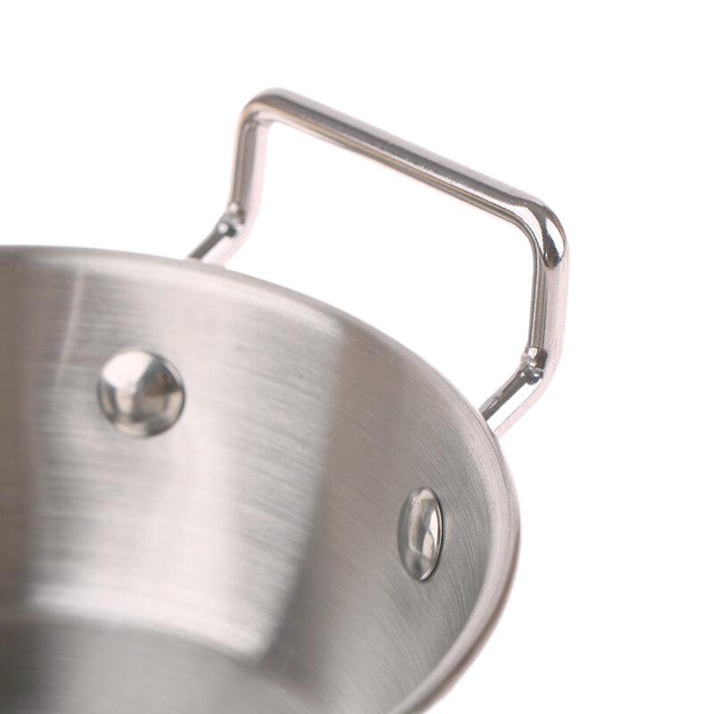 1 шт., кухонная чаша в корейском стиле, прочная миска для рисового вина из нержавеющей стали, бытовые тарелки для закусок с двойными ушками для кухни