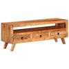 VidaXL TV Stand 110 X 30 X 40 Cm Solid Acacia Wood, 21.1kg