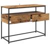 Console Table Reclaimed Wood Look 100 x 40 x 75 cm Engineered Wood