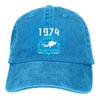 Мужская бейсболка стираная 1974 Born Trucker Snapback Ковбойские кепки Dad Hat Дайвинг Подводное плавание Гольф шляпы