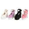 Fashion 7.8CM Doll Wearing 1/3 Play House Accessories Differents Color Fabric Shoes 60cm Doll Boots