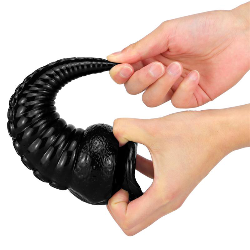 Анальная пробка с щупальцами осьминога, большой прозрачный кристалл, искусственный фаллоимитатор, женский мастурбатор