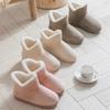 Fashion Women Winter Slippers Warm Plush Slip-on Couples Home Floor Shoes Anti-slip Comfortable Flats Female Soft Faux Fur Boots
