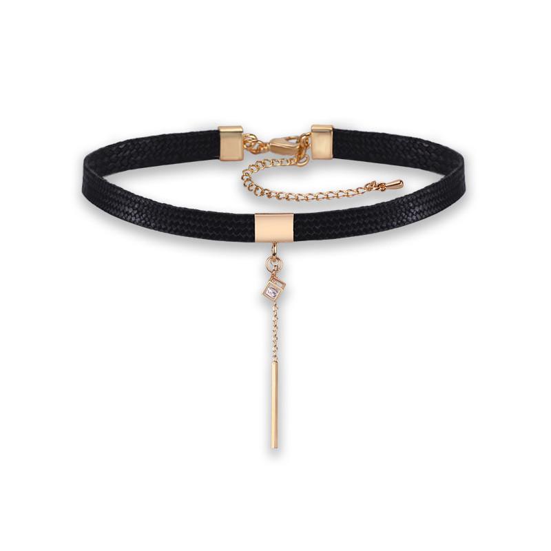 Элегантное корейское ожерелье с кисточкой в виде куба любви для женщин, с покрытием из розового золота 18 карат