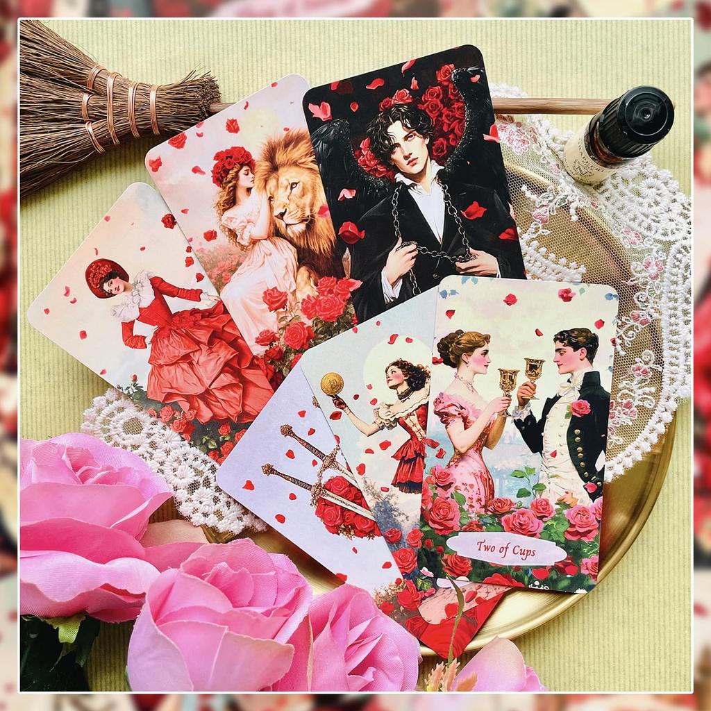 [Officially Imported, Limited Quantity] Antique Rose Tarot Antique Rose Tarot Cards [Tarot]