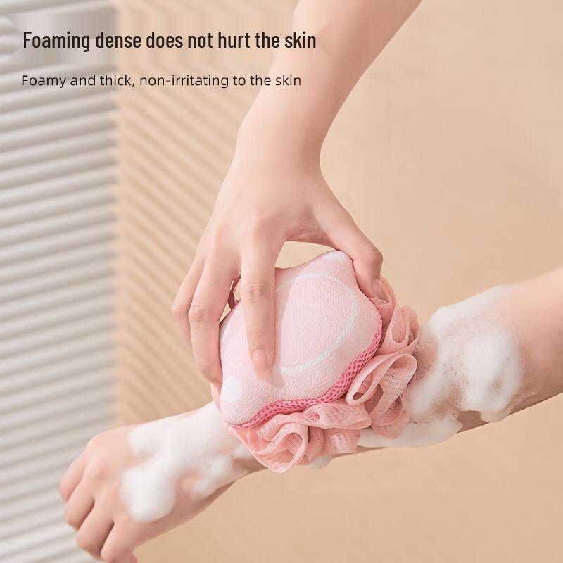 Imakara 2-in-1 Cat Design Bath Scrubber & Flower