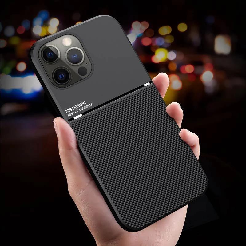 Магнитный кожаный чехол для iPhone 16 15 13 14 12 11 Pro Max Mini X XS Max 7 15 16 Plus XR SE Мягкая ударопрочная задняя крышка Funda
