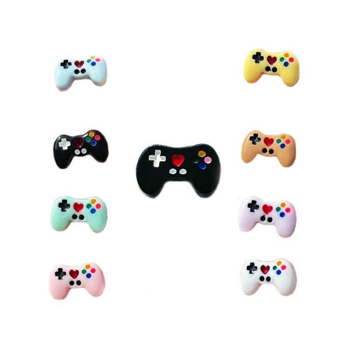 Мультяшный глянцевый игровой контроллер DIY смоляные украшения аксессуары чехол для телефона крем клей патч материалы