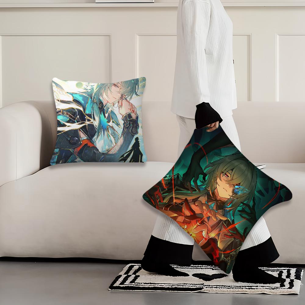 Anaxa Game Наволочка для подушки Honkai Star Rail Подушка Комната Спальня Изголовье Диван Гостиная Спинка Подушка для сна