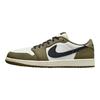 Кроссовки Air 1 Retro Low OG Medium Olive Мужские Коричневый Черный-Summit-White-Sail HQ6998-200