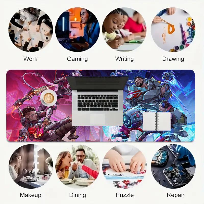 Dota Xl Gaming Mouse Pad Nonslip Rubber Base Stitched Edge Waterproof Desk Mat For Pc Laptop Gamer Office Computer Accessories C929925