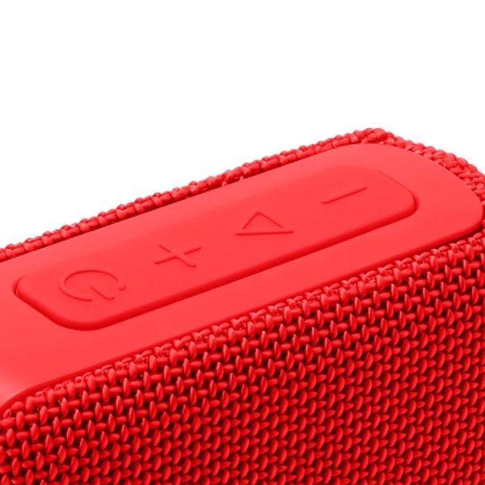 Enceinte Portable Bluetooth 5.3 5W Modèle XS40 Étanche IPX4 Autonomie 16H Ledwood Rouge