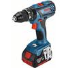 GSB 18V-28 Impact Drill Driver(28/63/- Nm),2 X 4.0Ah Batteries, GAL 18V40 Charger, L-BOXX - 06019H400C