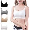 Women's Sports Bras Fitness Running Quick-dry Yoga Workout Crop Tank Top Thin Strap Padded Gym Tops Breathable Athletic Bra