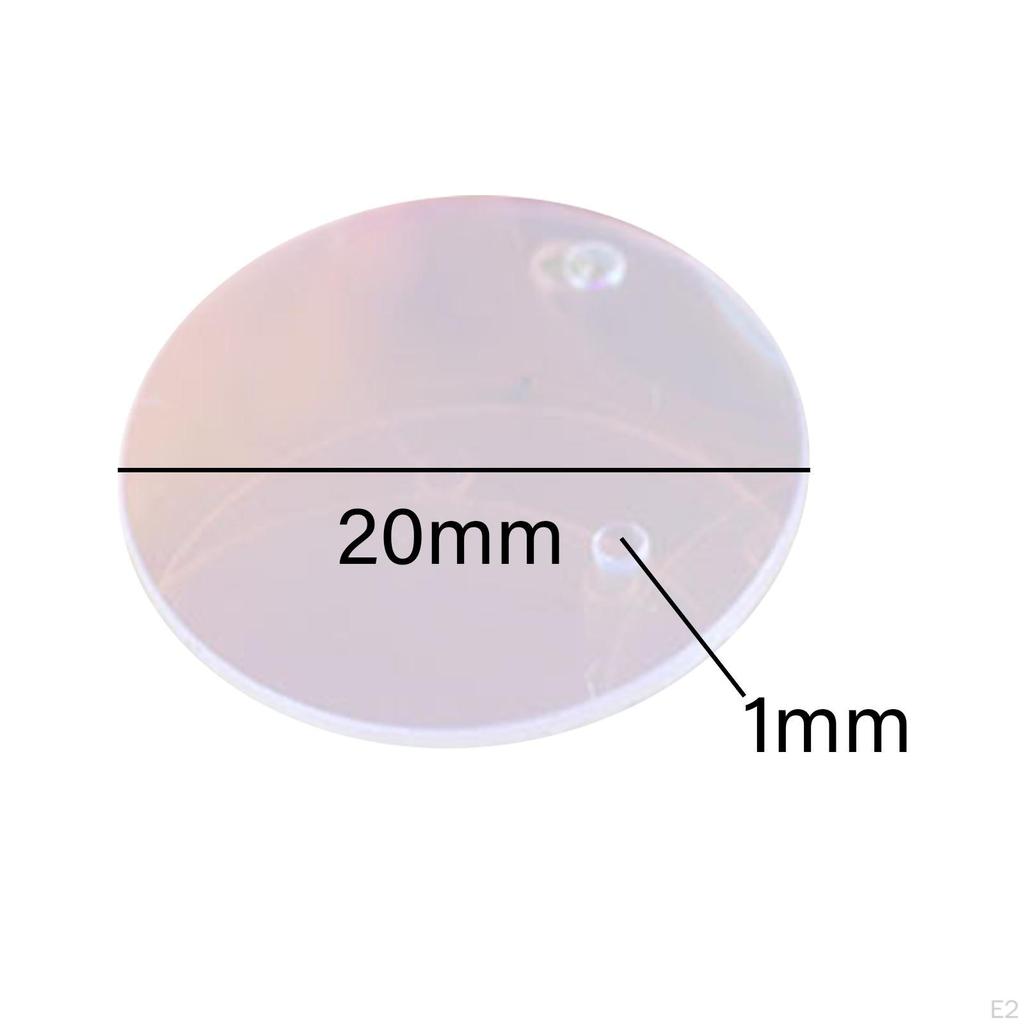 85 Pieces 20mm Flat Round Loose Sequins Hairpins Decorative Patches DIY Dress Accessories Set for