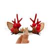 1 Pair Christmas Hairpins Festive Styles Reindeer Christmas Tree Snowman Santa Claus Plush Sequins Decor Hair Clips