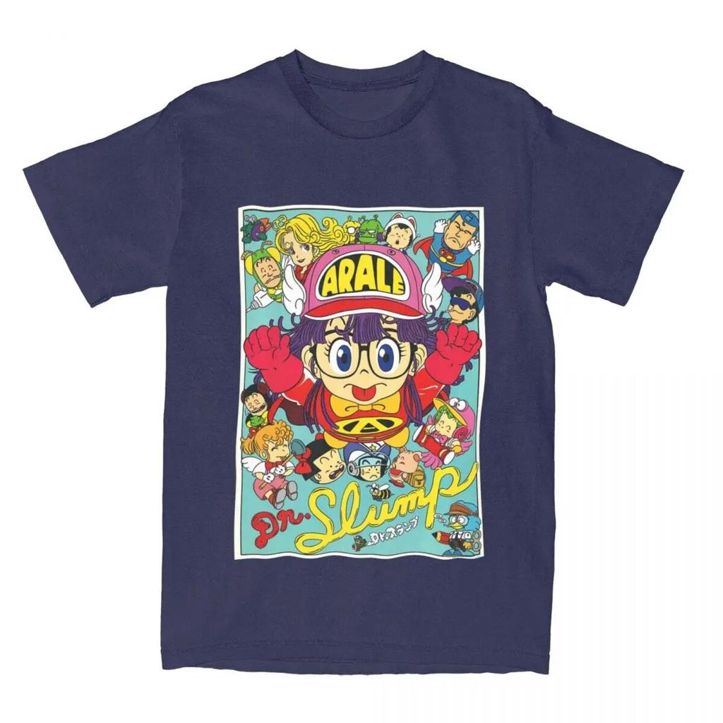 Женские рубашки унисекс Arale Dr.Slump с героями мультфильмов, винтажные хлопковые футболки с короткими рукавами, одежда с круглым вырезом, рождественский подарок
