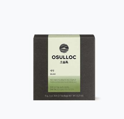 Osulloc Зеленый чай Sejak – 3 пакетика премиум-класса для свежего вкуса