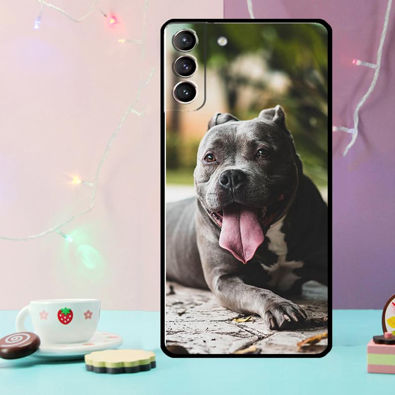 Чехол для телефона с изображением собаки Питбуль Питбуль для Samsung Galaxy S25 Ultra S20 S21 S22 S23 Plus S9 S10 S25 FE S24 Ultra