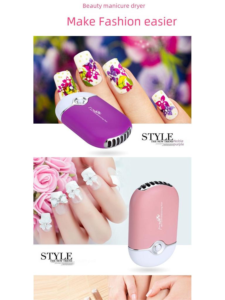 Перезаряжаемый мини-фен для ресниц для наращивания и кондиционирования