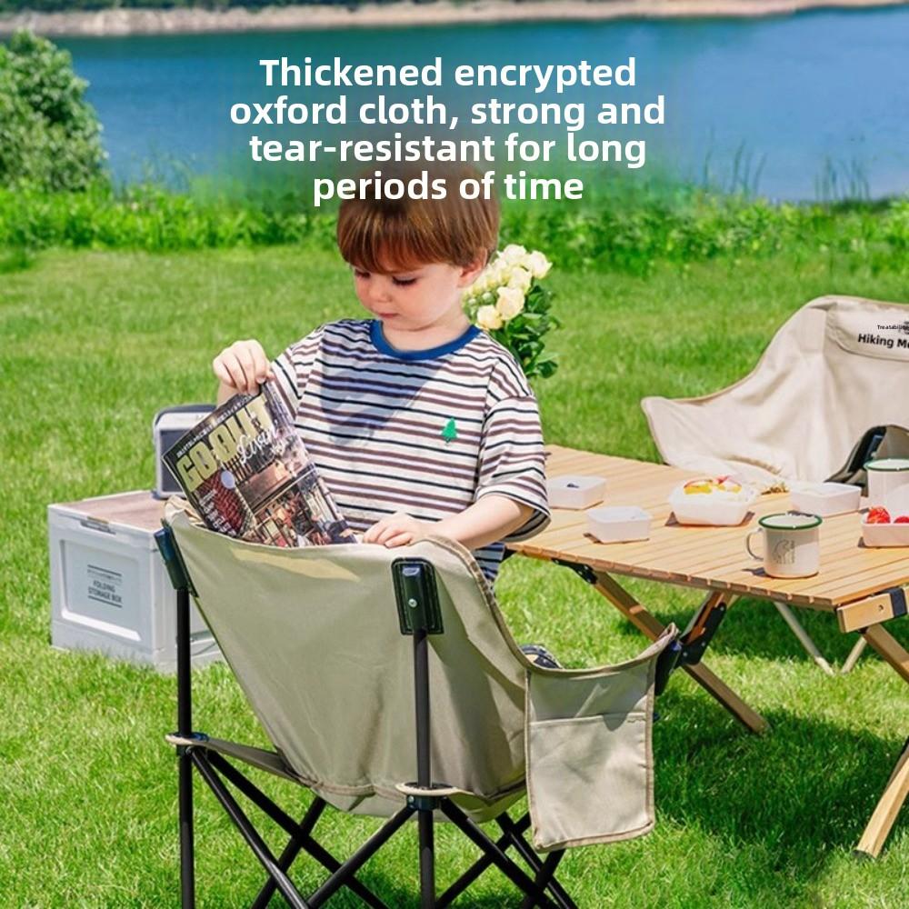 Portable Breathable Camping Chair Cover Thickened Oxford Cloth Seat Cover Anti-slip Beach Chair Pad for Outdoor Fishing Backyard