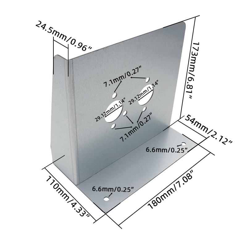 Car Air Parking Heater Mounting Bracket Wall Mounting Bracket Fixing Plate Heater for Eberspacher Airtronic D2 Webasto Truck VAN