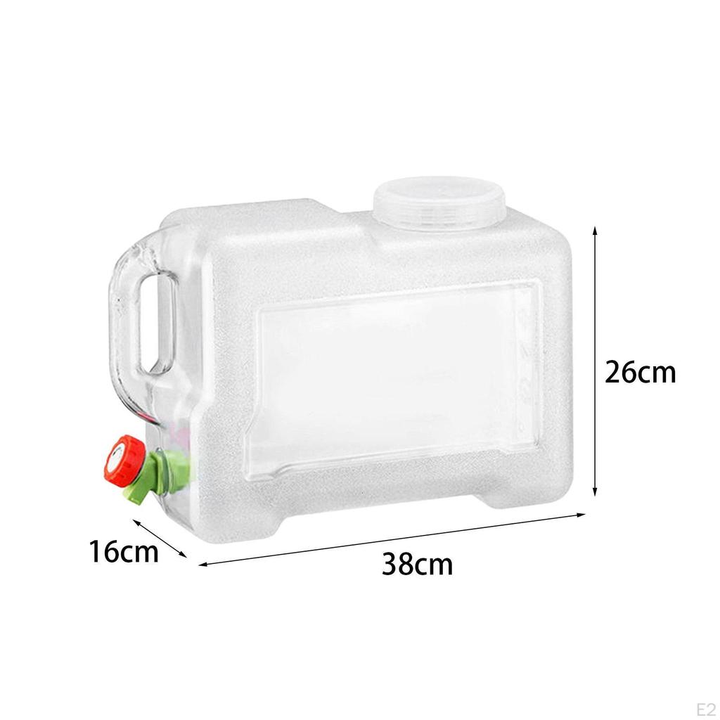 Drinking Water Container,Water Tank Camping with Faucet,Portable Emergency Storage for