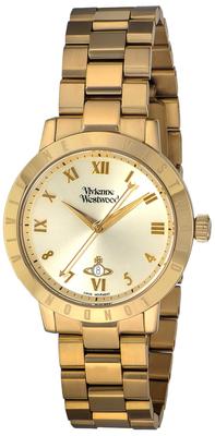 Bloomsbury Watch VV152GDGD Women's Yellow Gold YGPVD Stainless Steel, Daily Waterproof