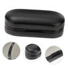 Holibanna Двойной Кожаный Чехол для Очков для Путешествий Легкий Держатель для Солнцезащитных и Очков Черный Чехол, Коробка, Органайзер, Дизайн,