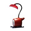 Мультяшная светодиодная настольная лампа, милая форма самолета, перезаряжаемая, настольная, складная, для защиты глаз, красный